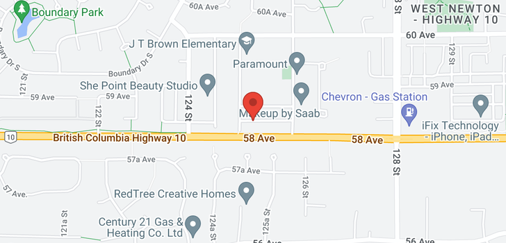 map of 12502 58A AVENUE